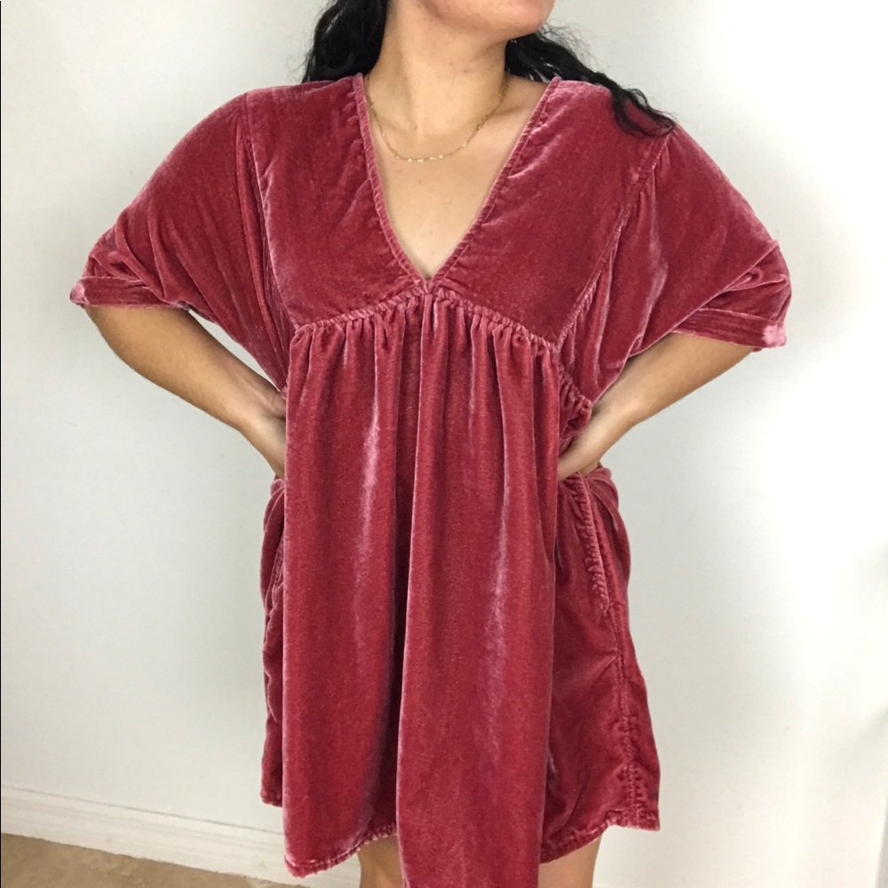Free people Ivy Velvet Dress